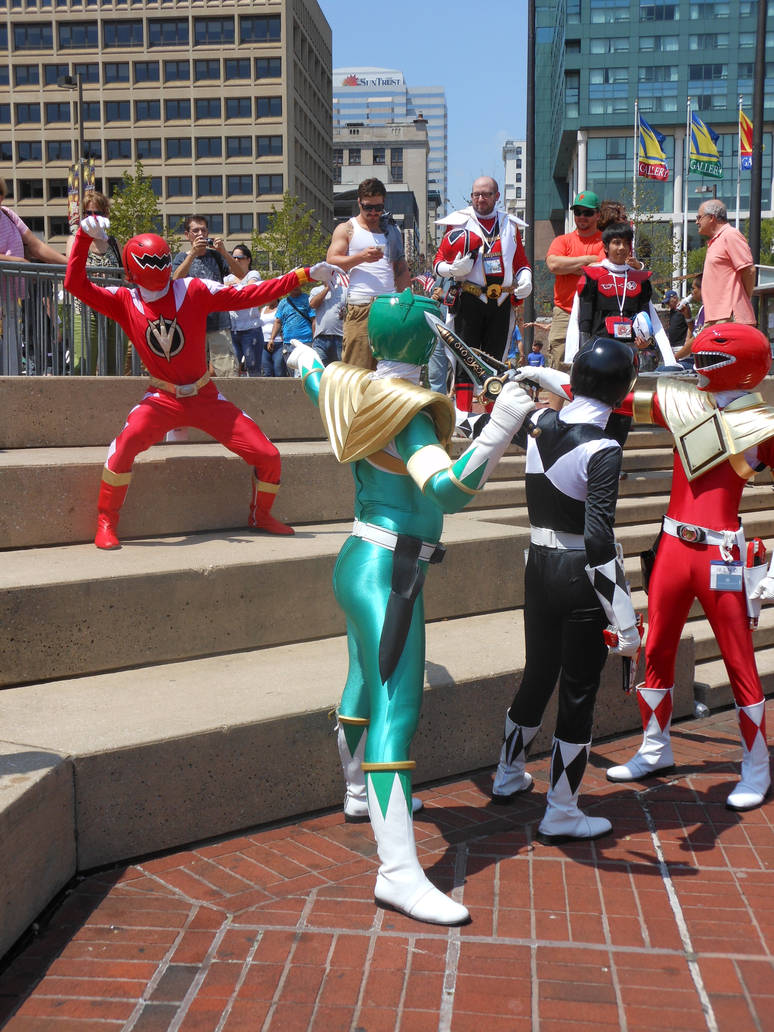 Power Ranger Group Photo OP by DragonDuelistGirl on DeviantArt