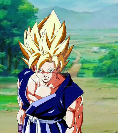 Super Goku (GT Outfit) -Ms Paint by BloodRedKillerPanda on DeviantArt