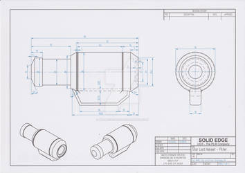 Star Lord Helmet Filter CAD - GotG WIP