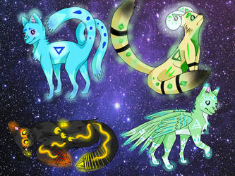 Glowing Elemental Adoptables **CLOSED**