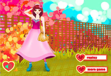 Anime Peach Girl Dress up