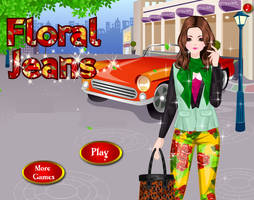 Floral Jeans - Fashion Games