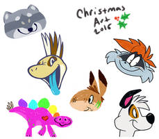 Christmas Color Sketch Batch!