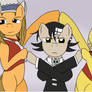 Kid, Liz y Patty version Pony