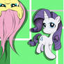 Team 1: Rarity and Fluttershy