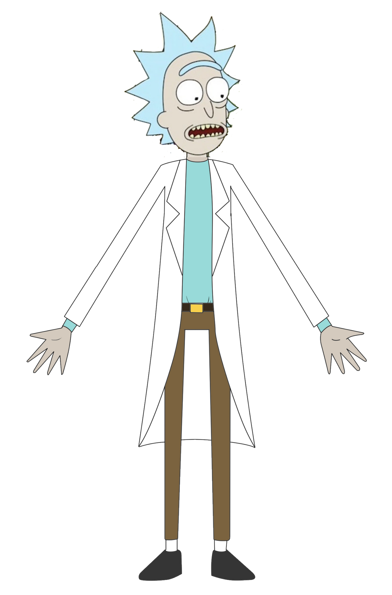 Rick Back Rick And Morty Rick Sanchez by irfan221 on DeviantArt