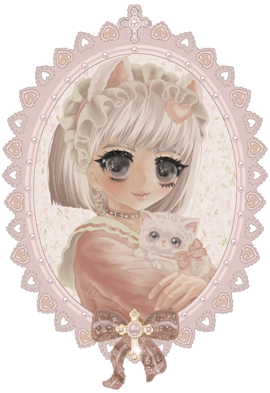 Cute girl and kitten by Mintovsk on DeviantArt