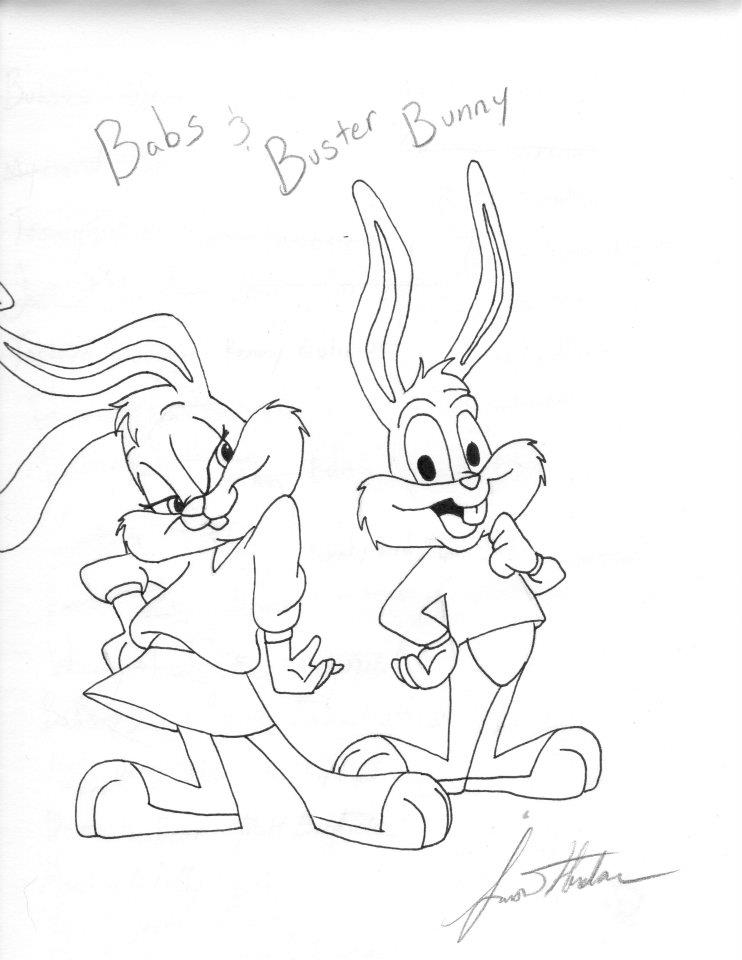 Babs and Buster Bunny by IndygotheWhimzical on DeviantArt