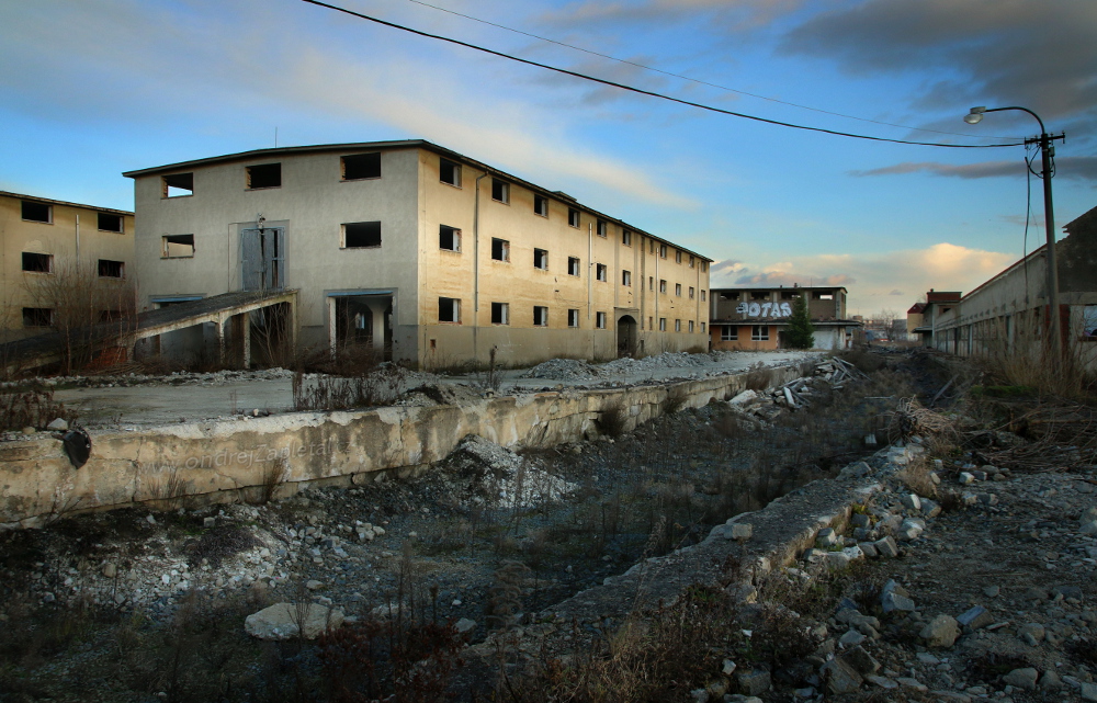 Train Station in Abandoned Military Complex