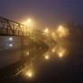 Bridge in Light and Mist