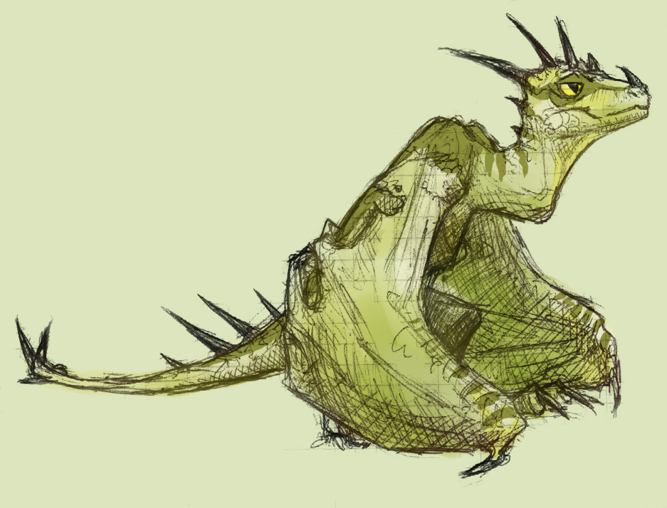 Small grass dragon