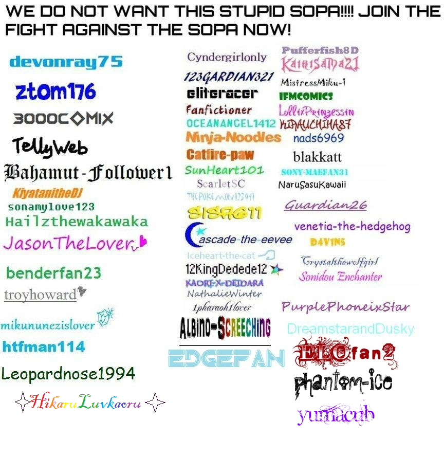 Against SOPA Petition!