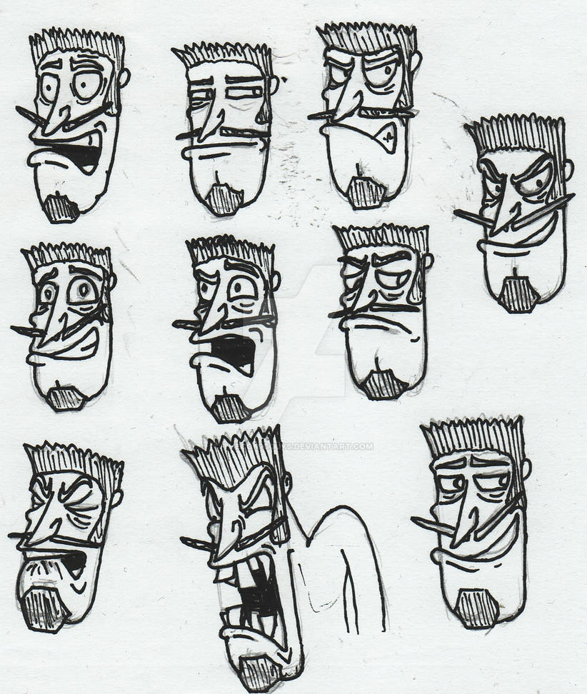 Character Expression Sheet by TheComicGuys on DeviantArt