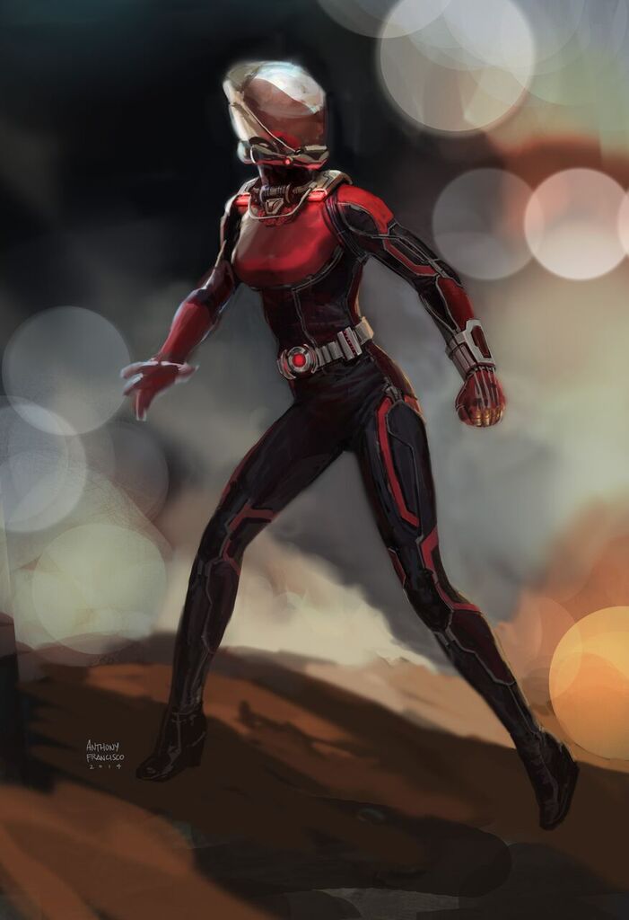 Antman Concept art - Wasp