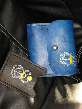 scarab belt pouch (and card holder)