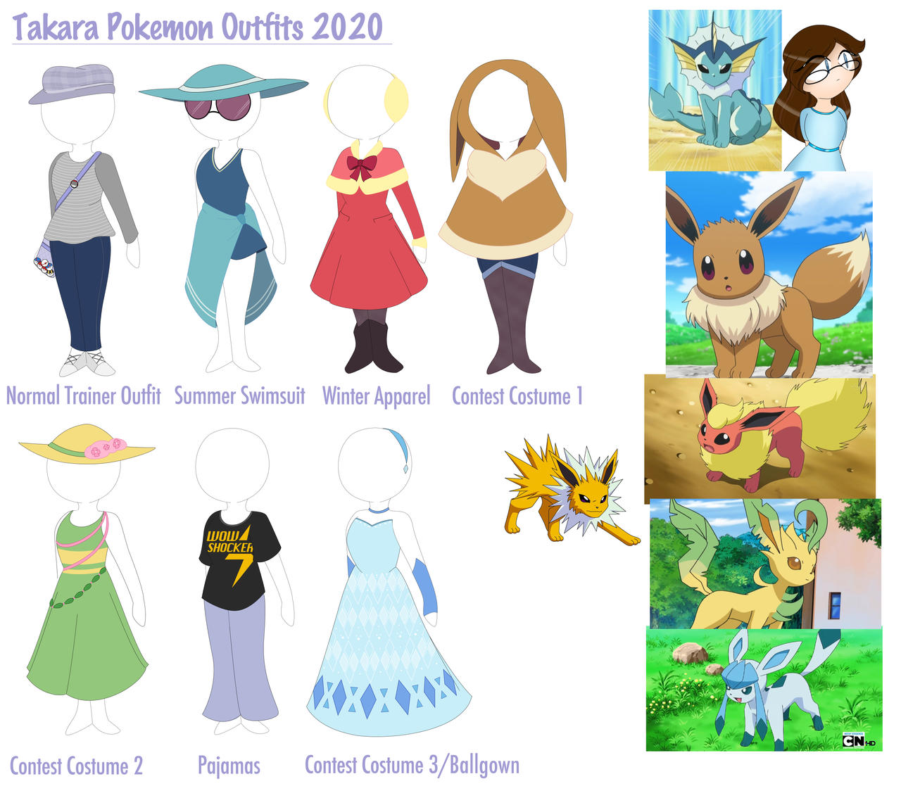 Takara 2020- Pokemon Trainer Outfits by TakaraPOV on DeviantArt