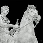 Roman Boy on a Horse of Stone by Caelitha