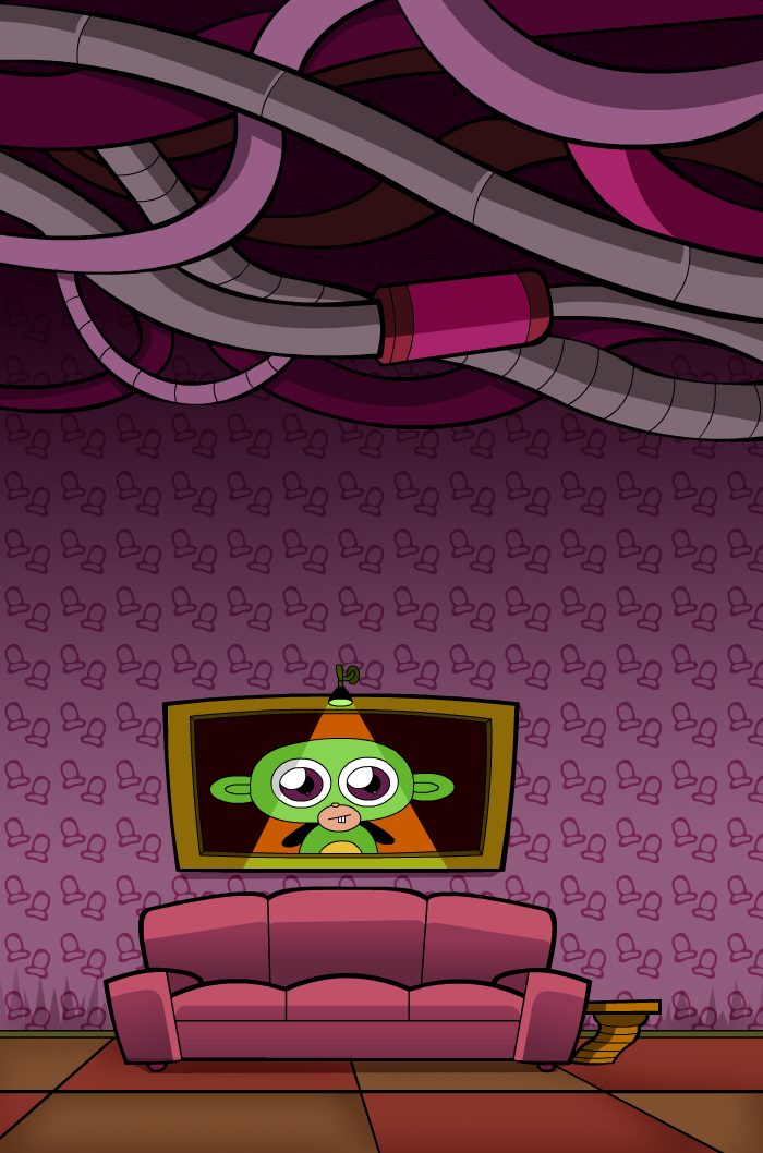 Invader Zim Comic Cover BG