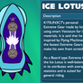 Extreme Gear Sheet: Ice Lotus