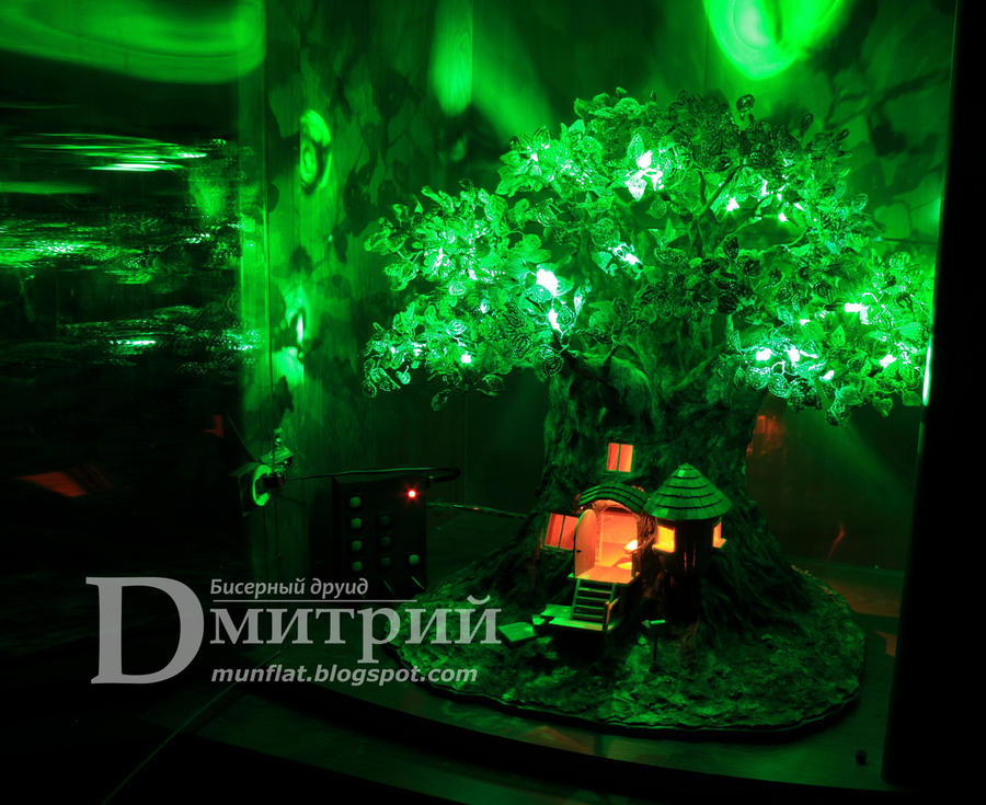 Beaded tree - Night lamp 'Magic tree'