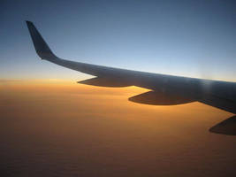 Sunset at 35000 ft.