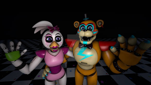 Freddy and Chica