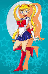 Sailor Moon fan art by chuquin