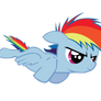 Rainbow Dash - Filly In Flight