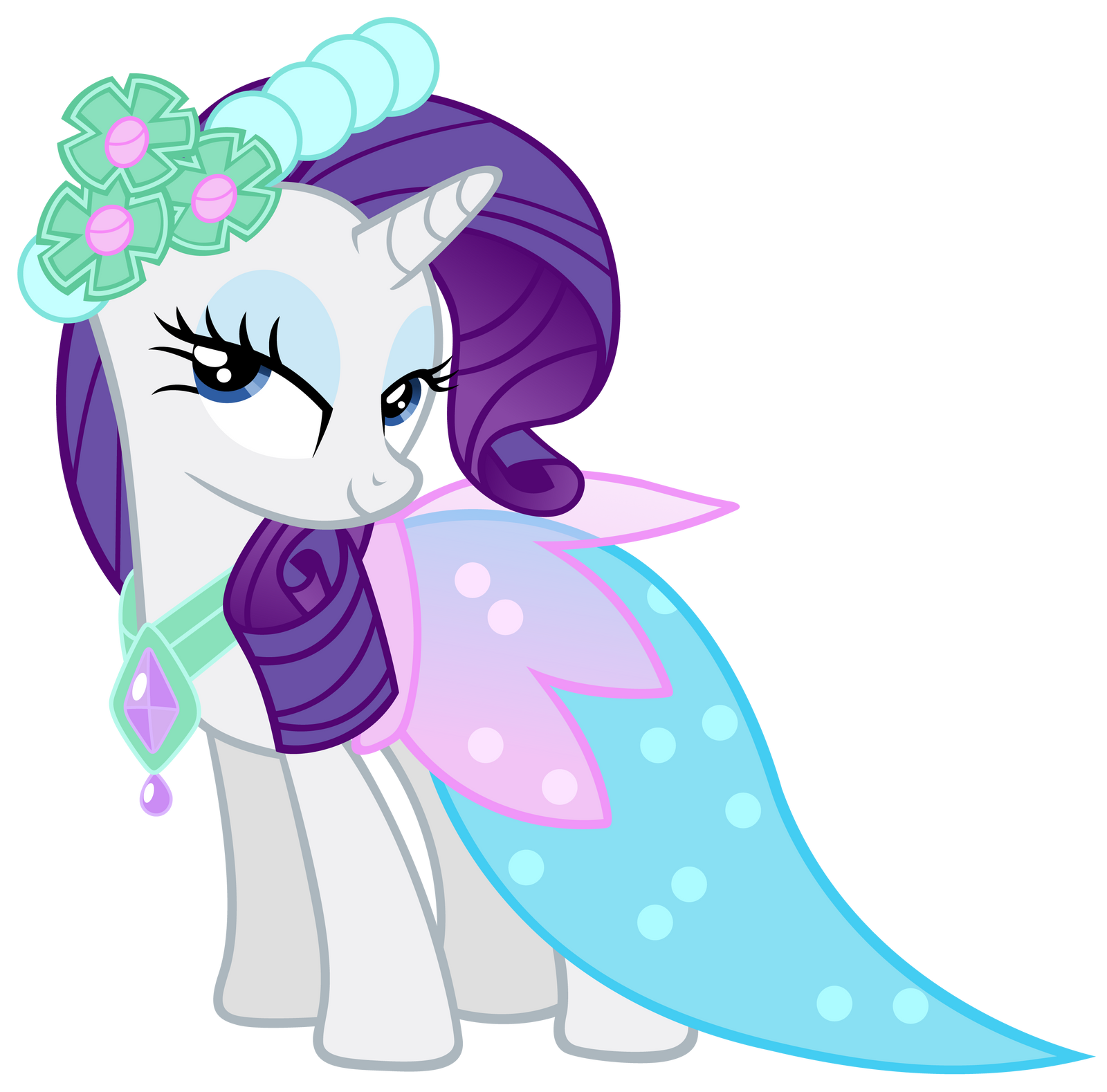 Rarity - Dress by Ocarina0fTimelord