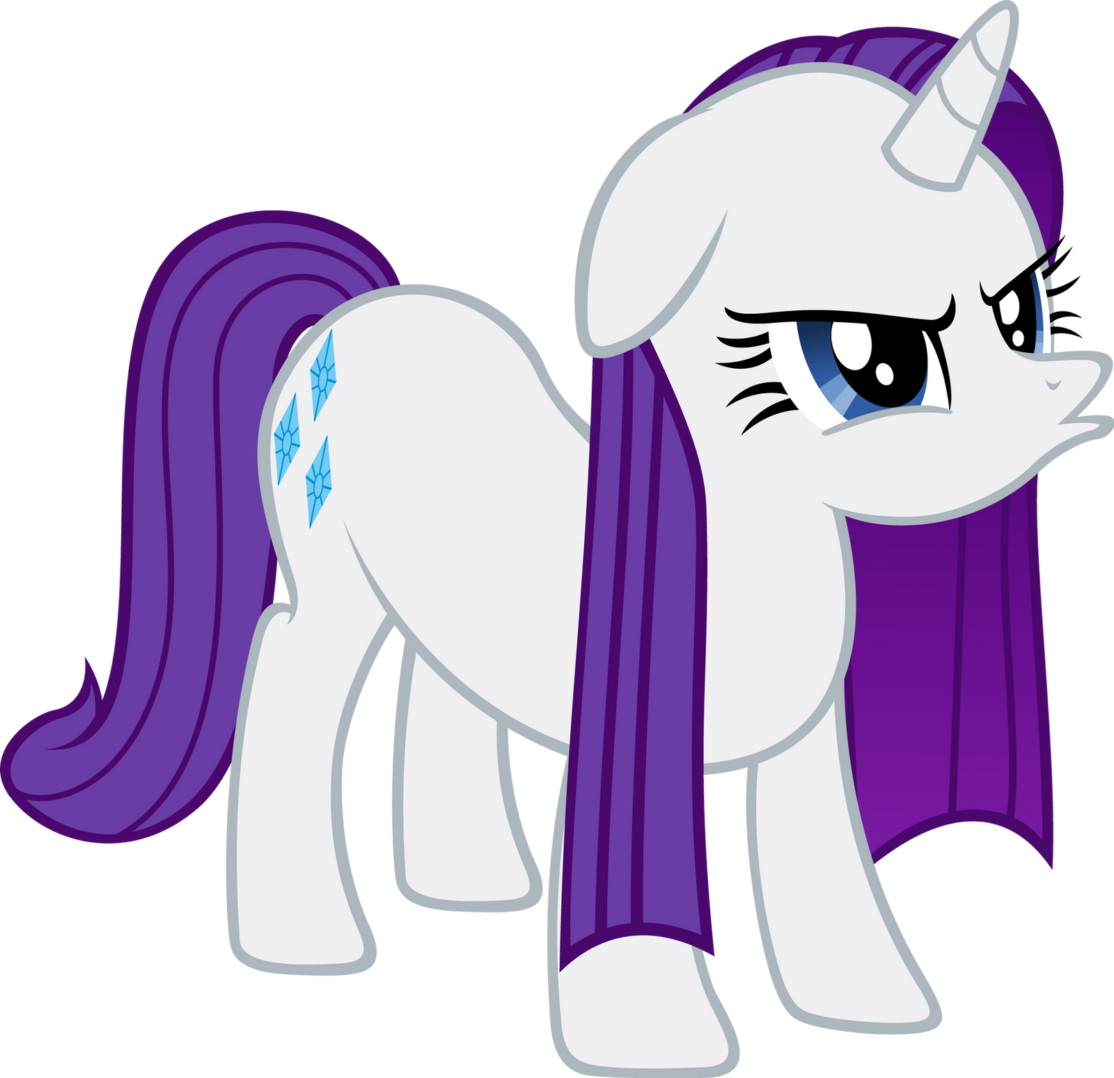 Rarity - Displeased by Ocarina0fTimelord