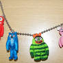 Yo Gabba Gabba necklace