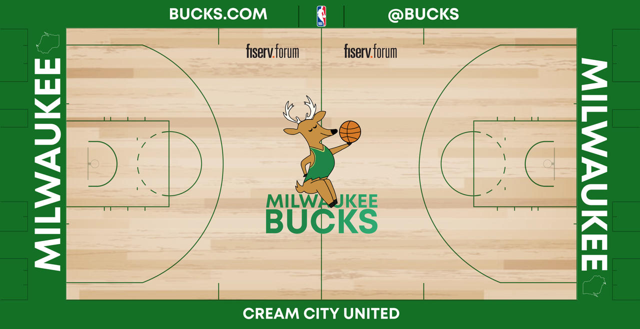 Milwaukee Bucks Court Concept by SubwooferLogo on DeviantArt Milwaukee Bucks Court Concept by SubwooferLogo on DeviantArt