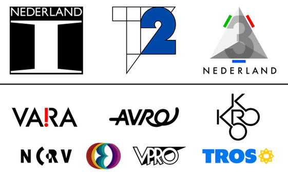 Dutch Main Broadcasters in 1990