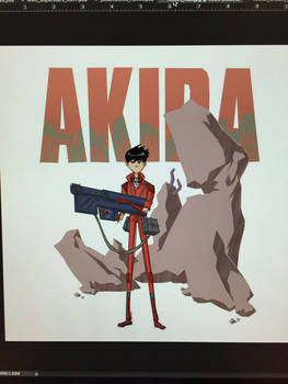 DAILY DRAWING#9a: AKIRA commission. Red.