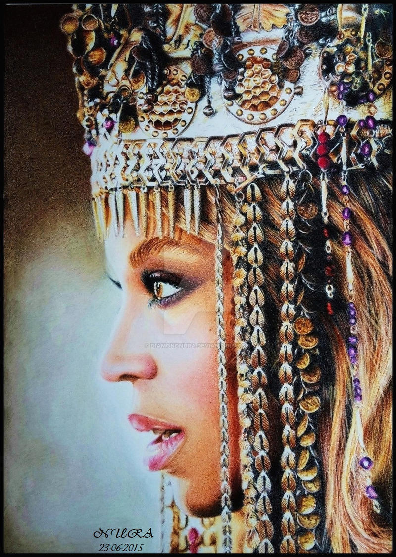 Beyonce Themed Colored Pencils - 'Shades of Bey