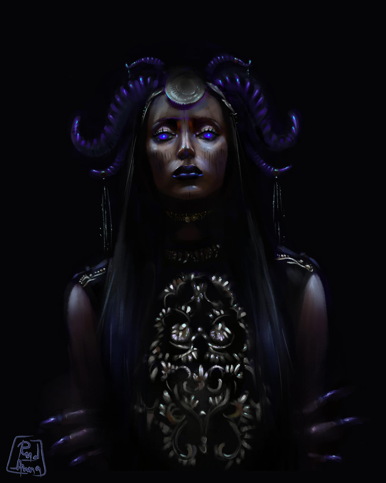 demoness by anwawashi on DeviantArt