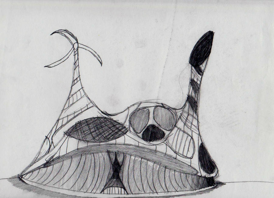 Alien Building Drawing alien building by ford05 on DeviantArt