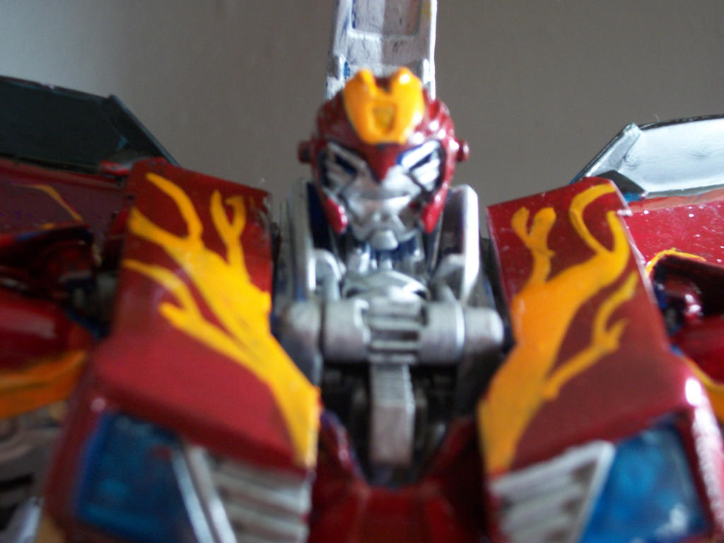 Custom Transformers Prime Hot Rod close up by ford05 on DeviantArt