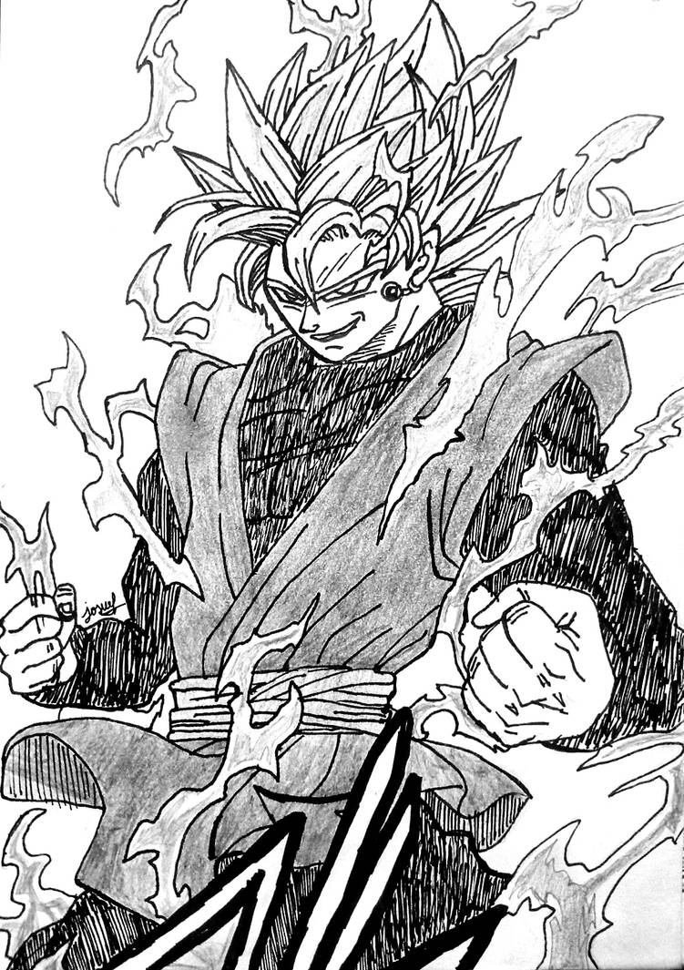 Goku black style manga FANART by theperu on DeviantArt
