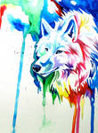 Rainbow Wolf 3 by KatyLipscomb