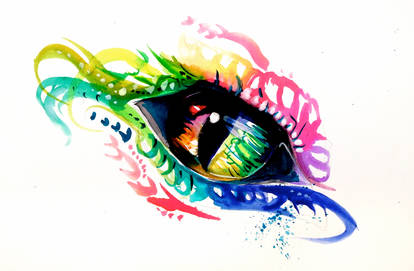 Rainbow Dragon Eye