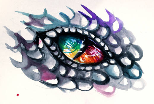 Rainbow Dragon Eye