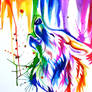 Rainbow Wolf Tattoo Sleeve