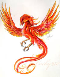 Phoenix Tattoo Design