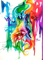 Rainbow Wolf Revamp -on Ebay-