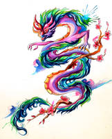 Asian Dragon Tattoo