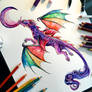 39- Rainbow Dragon Tatoo Commission