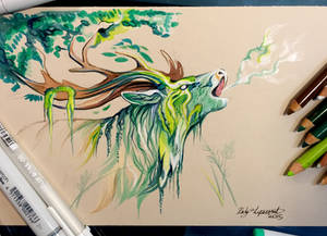 259- Stag Forest Spirit