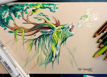 259- Stag Forest Spirit