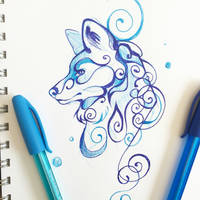 Swirly Wolf